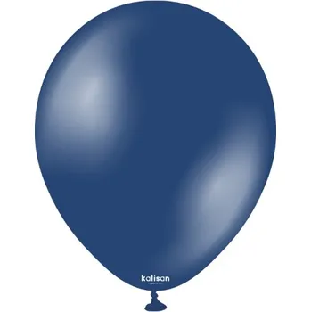 Balónek Balonky metalické tmavě modré, Metallic Midnight Blue 5"/13 cm, 50 ks