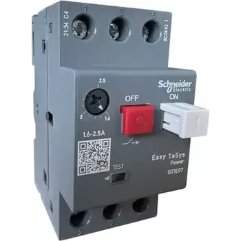 Příslušenství k čerpadlu Schneider TeSys E GZ1E07 spouštěč motorový TVS 1,6-2,5A