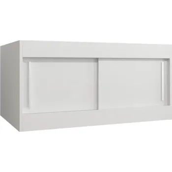 Šatní skříň Nástavec na šatní skříň 120cm -Bílá / Bílá