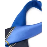 Hedvábný šátek LAUREN RALPH LAUREN Colour-Blocked Anchor-Crest 454P09785003 Modrá OS