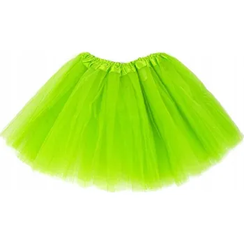 Dámská sukně TYLOVÁ SUKNĚ ŽABKA KOSTÝM PŘEVLEK PANÍ JARO DOPLŇKY ZELENÁ