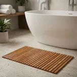 Koberce / Bambusová koupelnová rohož KLEINE WOLKE Level 80 x 50 cm