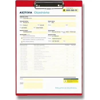 Psací podložka Psací podložka Titan červená