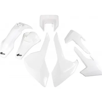 UFO sada plastů(s maskou světla) HUSQVARNA TX/TE/FE '17-'19 (OEM bílá)