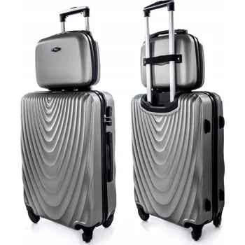 RGL Sada pevných kufrů ABS 663xl + kosmetický kufřík 63 l