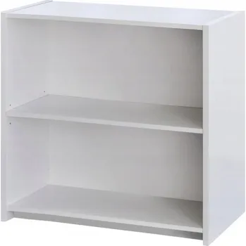 Knihovna Regál IDEA nábytek 75 cm x 40 cm x 73 cm bílý