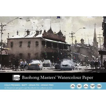 Baohong Masters Choice blok na akvarel JOSPEH ZBUKVIC 18x26 cm, 300 g/m², 20 listů