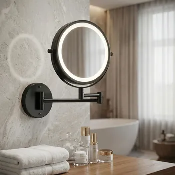 Zrcadlo Kosmetické zrcátko na rameni zvětšující KLEINE WOLKE 17,5 cm