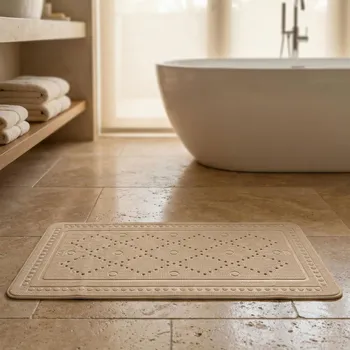 Protiskluzová podložka Protiskluzová podložka do vany béžová KLEINE WOLKE Arosa 92 x 36 cm