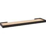 Nástěnná police Ricky 80 cm černá - Black Red White - BRW 80x3 cm