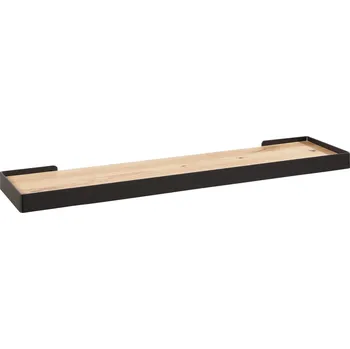 police Nástěnná police Ricky 80 cm černá - Black Red White - BRW 80x3 cm