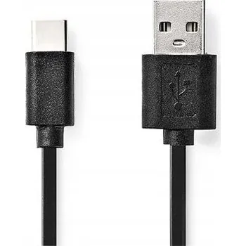 Datový kabel Kabel Nedis USB - USB-C 3 m černý