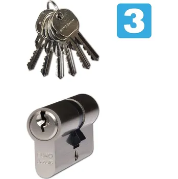 Vložka do dveří Richter Czech Bezpečnostní oboustranná 6stavítková vložka Euro Secure RICHTER ES.35/45.NI