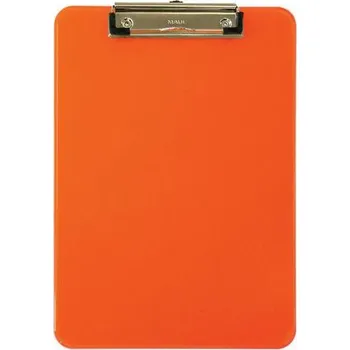 Kancelář Psací podložka Maul s klipem, A4, oranžová