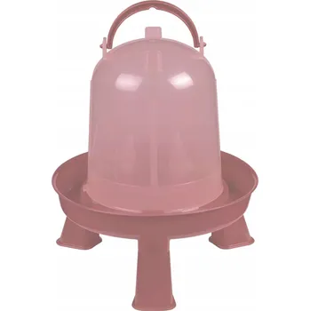 napáječka pro hospodářská zvířata Napáječka pro drůbež, s nožičkami, 5 l, růžová, Kerbl