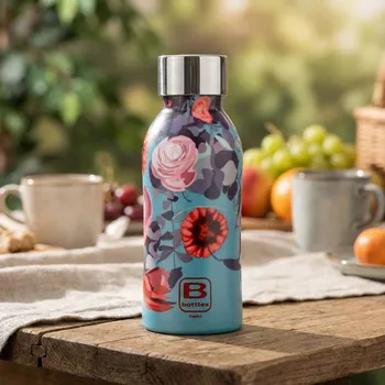 Láhev BUGATTI B Bottles Twin 350 ml – termos / láhev termiczna květinový