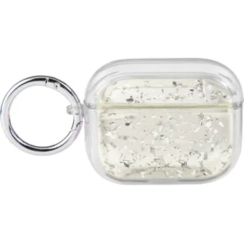 Pouzdro na mobilní telefon Transparentní obal se třpytkami pro AirPods Pro 2 - čirý