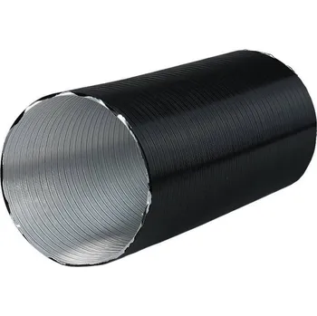 Dalap ALU 125 mm/3 m trubka flexi černá Příslušenství pro digestoř Dalap ALU 125 mm/3 m trubka flexi černá