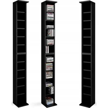 Knihovna Regál Target Home 21 cm x 183,6 cm x 20 cm černý