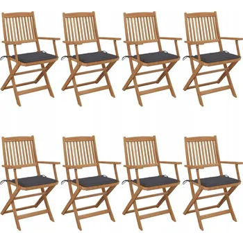 Zahradní židle VidaXL dřevěná hnědá