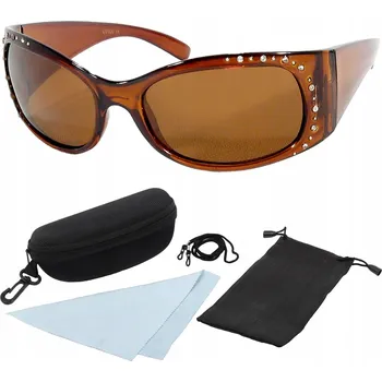 Visage VD04B Hnědé polarizační sluneční brýle Junior