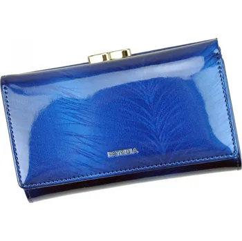 Peněženka Dámská kožená peněženka modrá - Patrizia Carlita RFID modrá