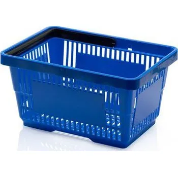 Nákupní košík Plastový nákupní košík, modrý