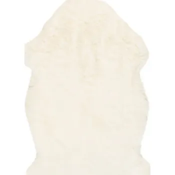 Koberec Kusový koberec Samba 495 Ivory (tvar kožešiny), 55x85 tvar kožešiny, bílá, ložnice, Obsession - 1 rok na vrácení + DOPRAVA ZDARMA k Vám i zpět