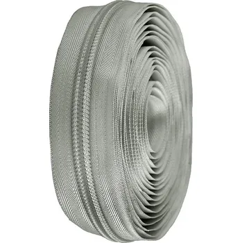 Zip spirálový No 10 metráž, barva 317 šedá prachová