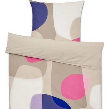 Povlečení 726944 - Tchibo - Perkálové povlečení - barva: béžová