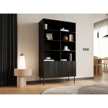 Knihovna Regál Mlerk 100, Barva: černá matná MIRJAN 5903211474002