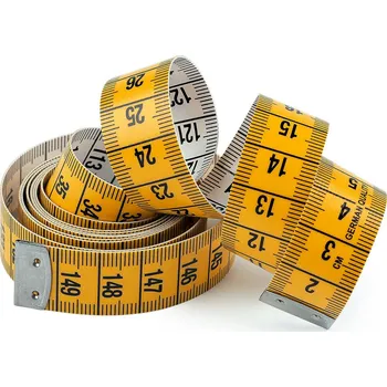 Metr krejčovský německá kvalita 150 cm, 200 cm, střední, 2 (150 cm) žlutá