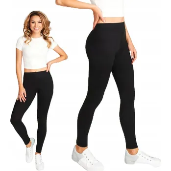 Dámské legíny Legíny Black Smooth L Fitness