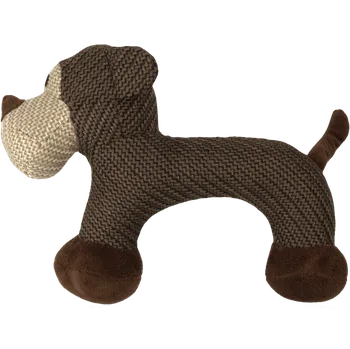 Hračka pro psa Hračka Have a Pet Moonbuddy opice, textilní hnědá 23cm