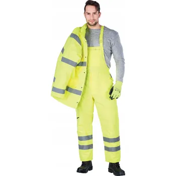 Pracovní obuv ZIMNÍ ZAHRADNICKÉ KALHOTY S VÝSTRAŽNÝMI PRVKY, ZATEPLENÉ SVIS XXL