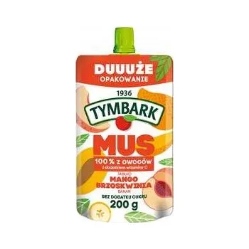 Dětská výživa Tymbark Mus 100 % ovocná kapsička jablko mango broskev banán 200 g