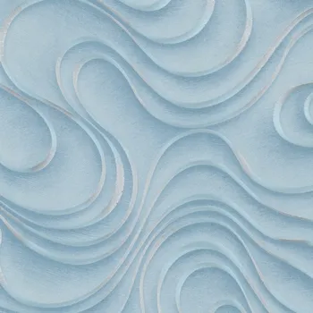 Tapeta Exkluzivní tapeta 3D Vlny Abstraktní vzor 10 m x 70 cm