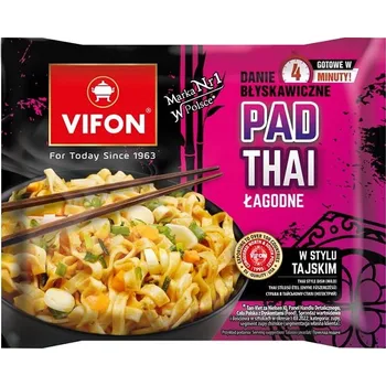 Vifon Pad Thai Nudle na thajský způsob s rybí omáčkou, jemné (90g)