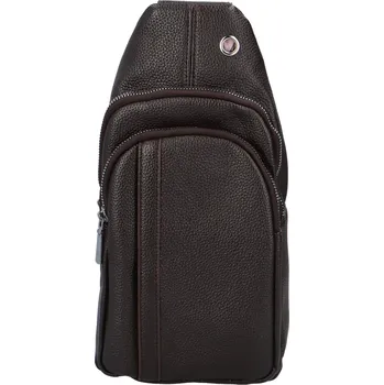 Kabelka Praktická dámská crossbody Julia, hnědá