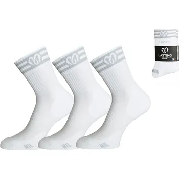 Pánské oblečení NTL 3 PACK FUNKČNÍ PONOŽKY - Bílá 005 / (38-41) M / Bílá