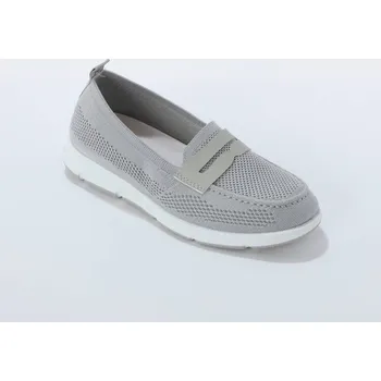 Dámská obuv Pružné mokasíny šedá 42