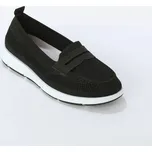 Pružné mokasíny černá 37