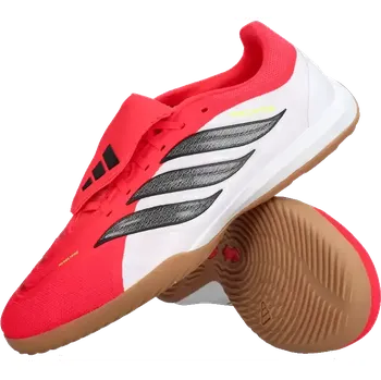 Pánská sálová obuv Pánské sálové kopačky Adidas Predator League FT IN červené