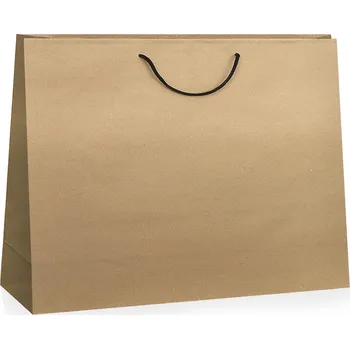 Nákupní taška Papírová taška hnědá Napoli 54x15x42 G116
