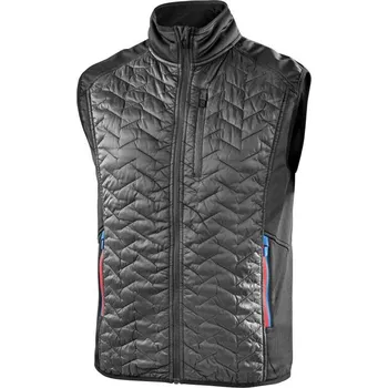 pracovní vesta CXS Vesta LEONIS II, pánská, černá s HV modro/červenými doplňky, vel. 2XL