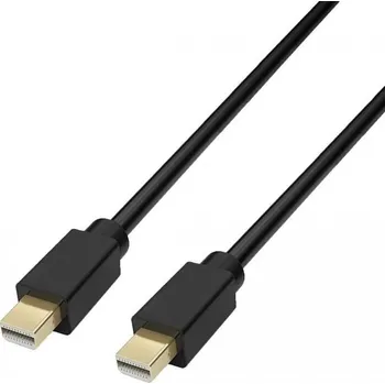 Počítač WG Video kabel propojovací DisplayPort Mini (male) to DisplayPort Mini (male) / 1,8m / black