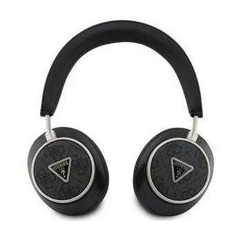 Sluchátka Bezdrátová sluchátka Guess PU 4G Triangle Logo ENC, černá