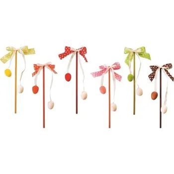 Party dekorace Pomlázka dekorační 25 cm, mašle s puntíky