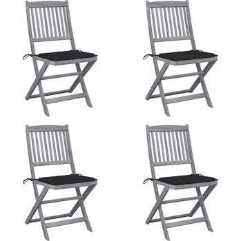 Zahradní židle Greatstore dřevěná černá