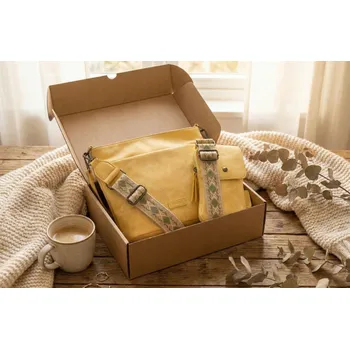 Kabelka Beagles kabelka eko kůže žlutá